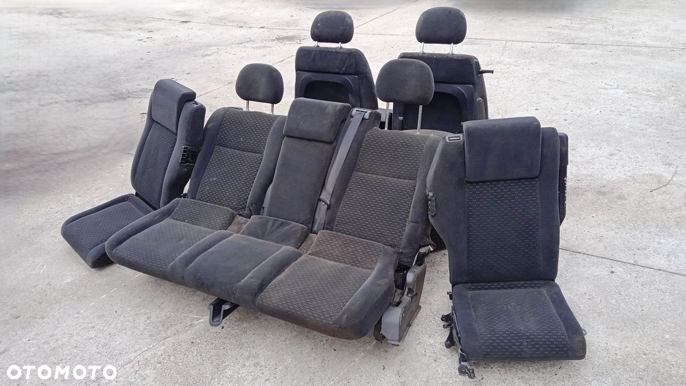 Fotel kierowcy pasażera kanapa trzeci rząd Opel Zafira A - 7 miejsc - 3