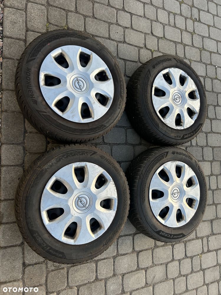 Koła zimowe Opel 5x110 ET35 65.1mm HANKOOK 195/65/15 2023r 7mm