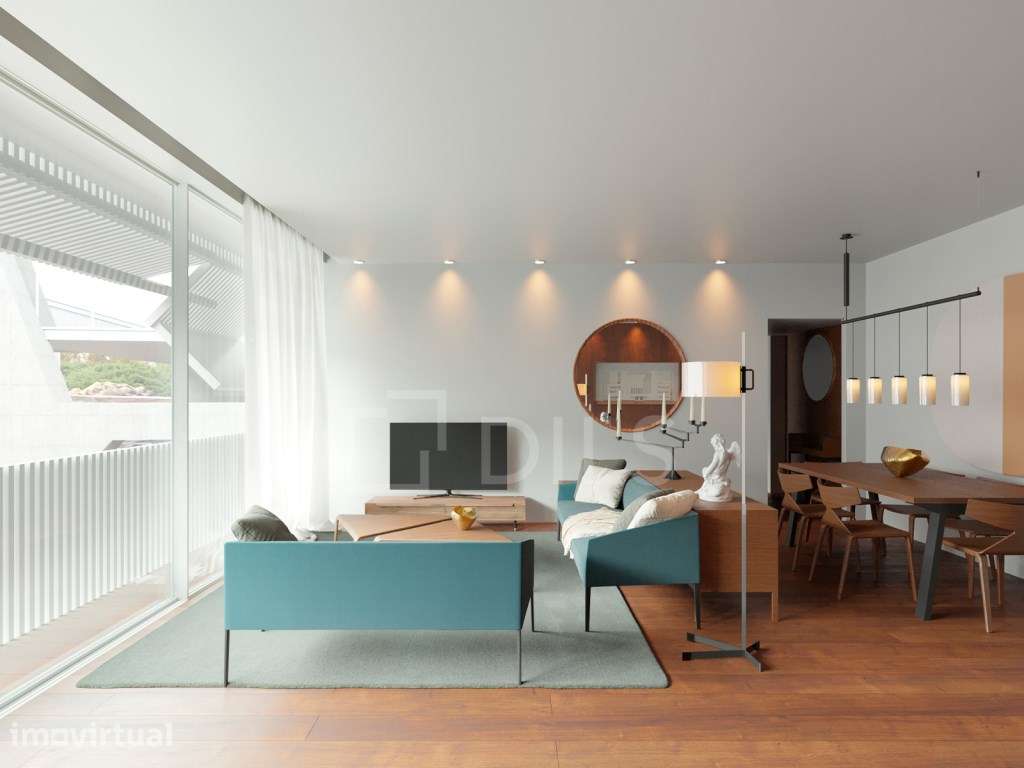 Apartamento T1 com terraço inserido em novo empreendimento em Belém - Grande imagem: 4/45