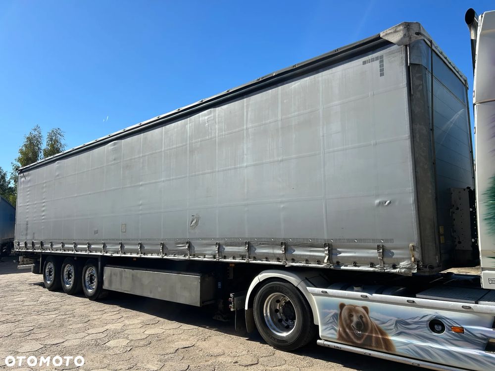 Schmitz Cargobull FIRANKA / STANDARD / OŚ PODNOSZONA / KOSZ PALETOWY !!