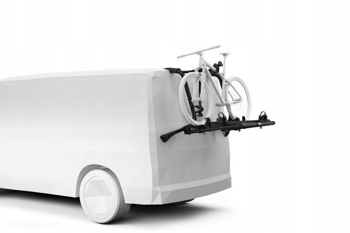 VW T6  Uchwyt rowerowy Thule WanderWay 2 na tylną klapę do 2 rowerów czarny - 9