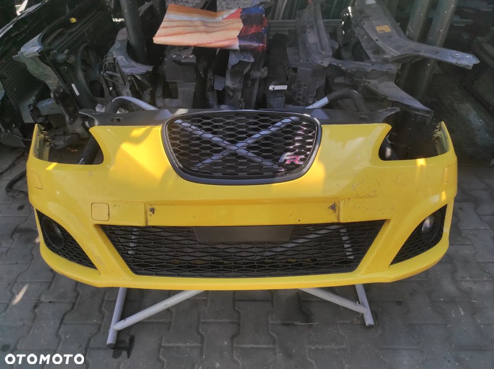 ZDERZAK PRZÓD PRZEDNI SEAT LEON 2 LIFT FR SPORT XENON SPRYSKI HALOGEN LS1A ŻÓŁTY WYSYŁKA !!! - 1