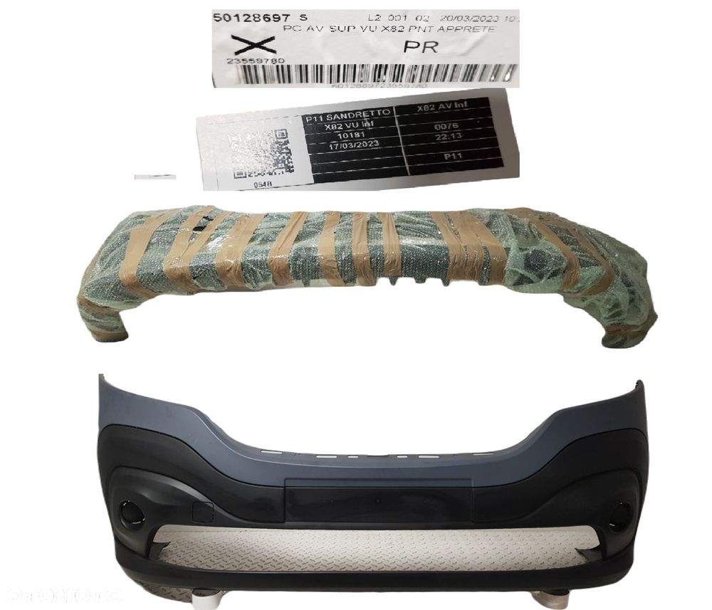 FABRYCZNIE NOWY ORYGINALNY ZDERZAK PRZEDNI PRZÓD RENAULT TRAFIC III 3 14-19 620223380r - 1