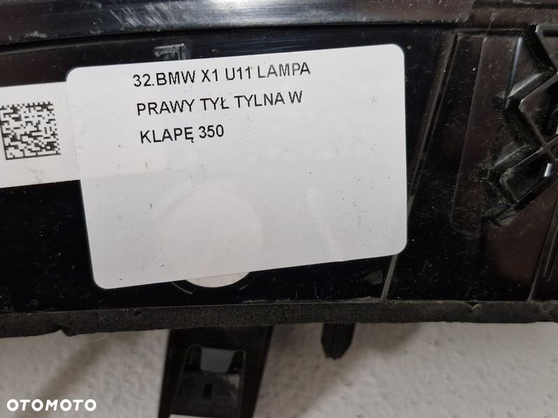 BMW X1 U11 LAMPA PRAWY TYŁ TYLNA W KLAPĘ - 4