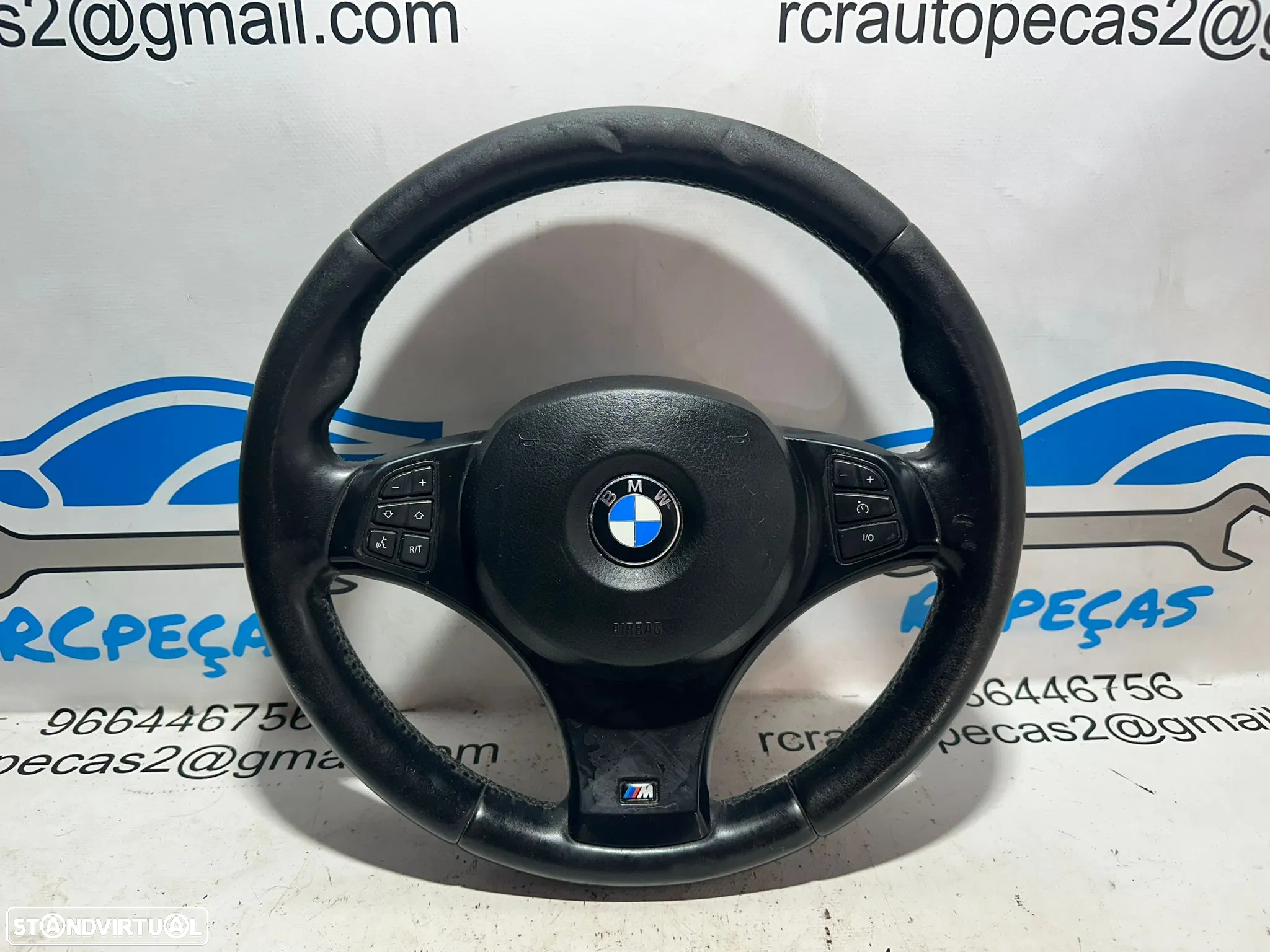 Volante Pele Perfurada Multifunções Botões Original BMW Pack M X3 E83 3448451 - 2