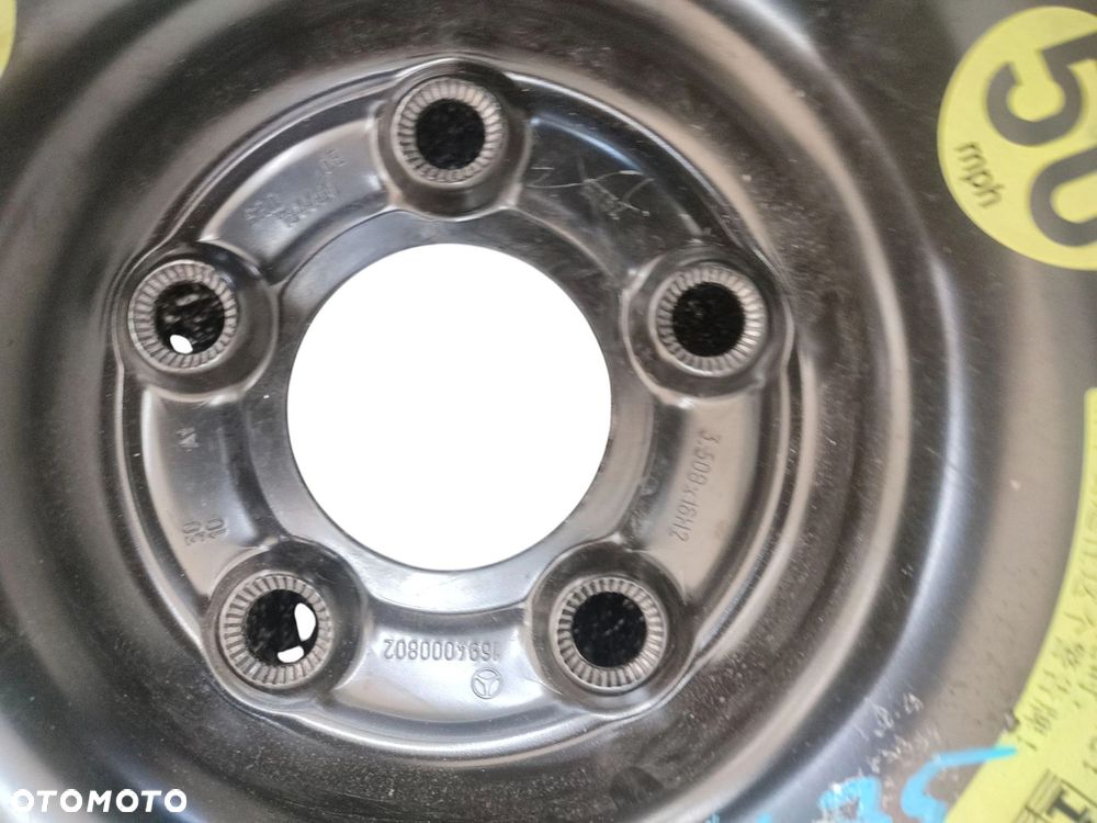 KOŁO DOJAZDOWE MERCEDES B W245 LIFT (2008-2011) 2.0 CDI 109KM 1694000802 - 4