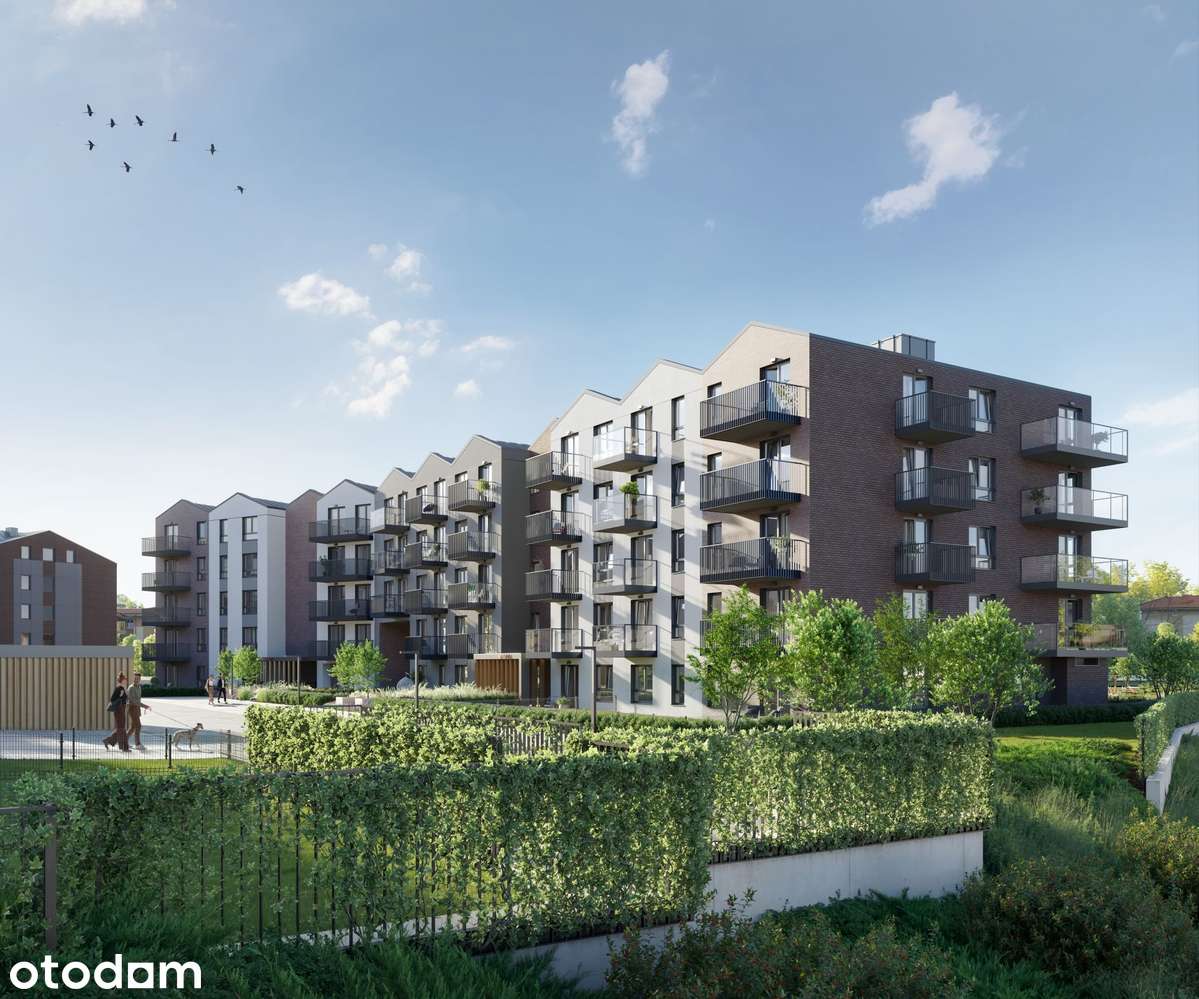 2-pokojowe mieszkanie 46m2 + balkon Bezpośrednio