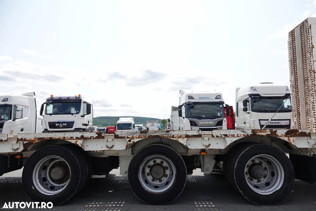 Castera REMORCĂ CASTERA / LOW LOADER / 13,4 M / PLATFORMĂ HIDRAULICĂ / RAMPE HIDRAULICE / AXIE DE DIRECȚIE / TROLIU - 23