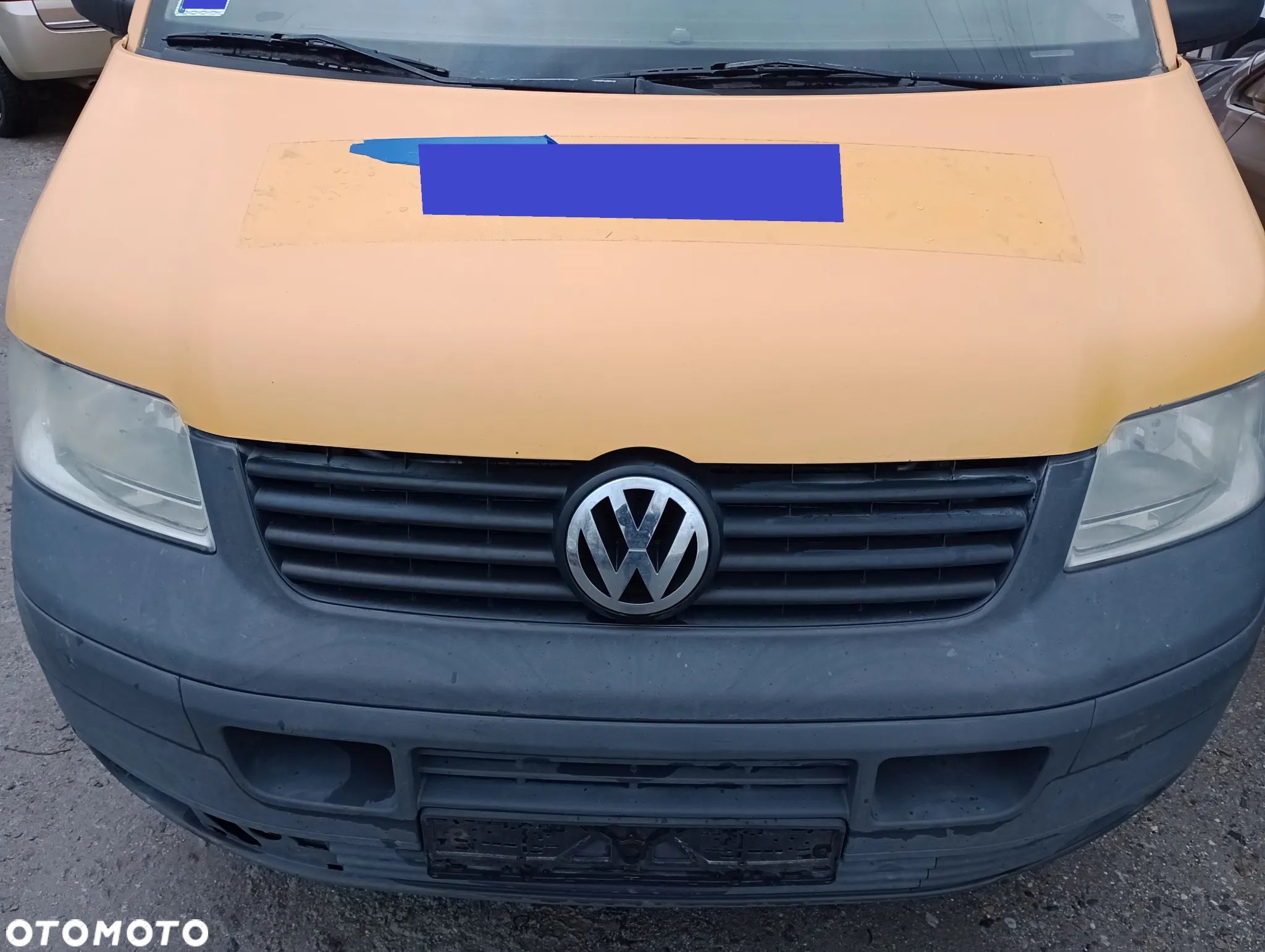 VW T5 T-5 TRANSPORTER maska pokrywa silnika - 1