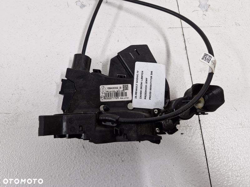 RENAULT SCENIC IV ZAMEK DRZWI LEWYCH PRZEDNICH LEWY PRZÓD 805037172R - 3