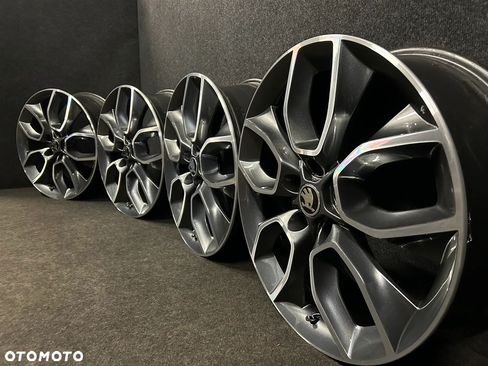 Alufelgi SKODA Kodiaq, Karoq, Superb III, Octavia III 19 cali 5x112 4szt. ładne! - 2