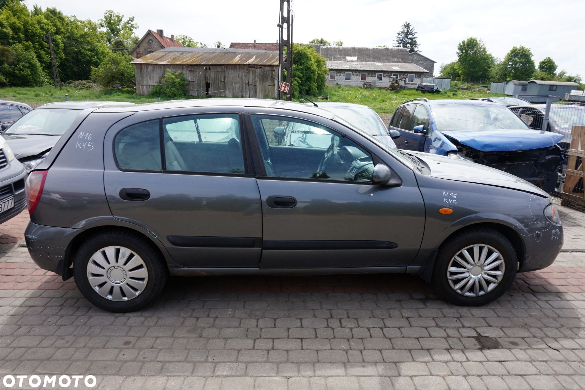 NISSAN ALMERA II N16 LIFT 5D HB 2005 KY5 1.5 16V QG15DE 98KM SZARY na części - 6