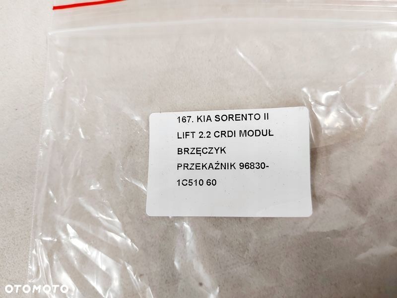 KIA SORENTO II 2 LIFT 2.2 CRDI MODUŁ BRZĘCZYK PRZEKAŹNIK 96830-1C510 - 7