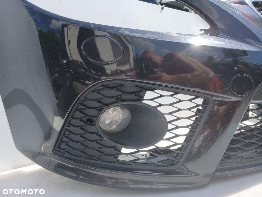 ZDERZAK PRZÓD PRZEDNI CZARNY SEAT LEON II FR SPRYSKI HALOGENY KOMPLET - 7