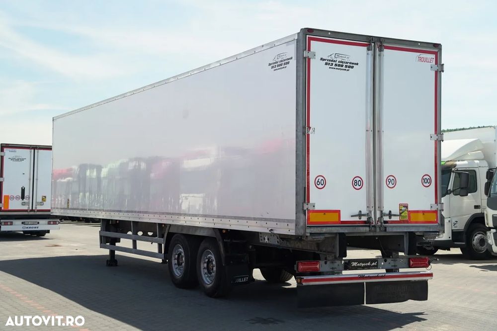 Fruehauf TROUILLET / CONTAINER / COFFER / DOUĂ AXE SAF / PODEA FOARTE REZISTENTĂ: ȘIMBĂTĂ / SAF / 2022 - 6