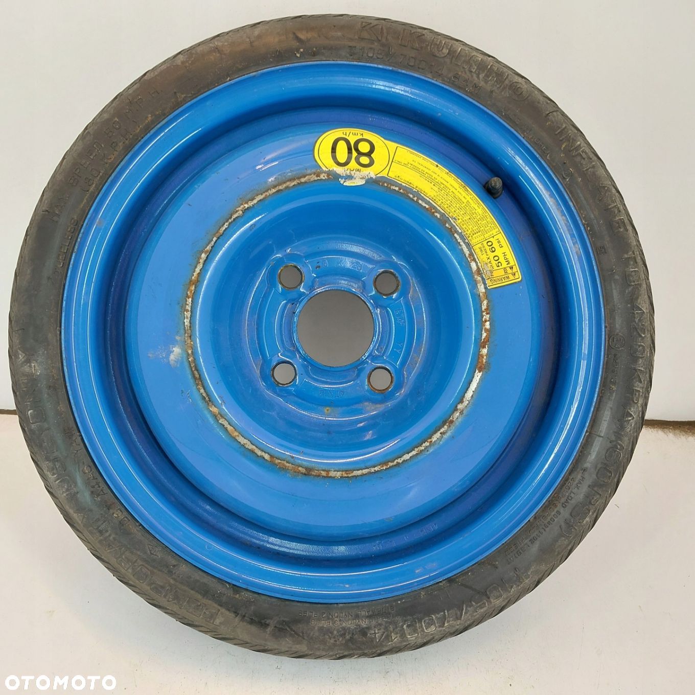 Koło dojazdowe Dojazdówka 14 4x100 Honda Civic 105/70R14 B1729 - 1