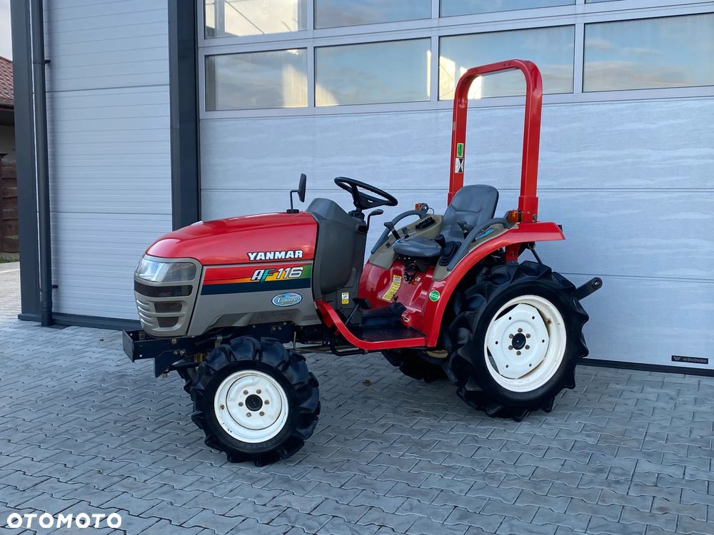 Yanmar AF120 Mini traktor Ciągnik Traktorek 4x4 + Ładowacz czołowy TUR Wspomaganie kierownicy Rewers - 11