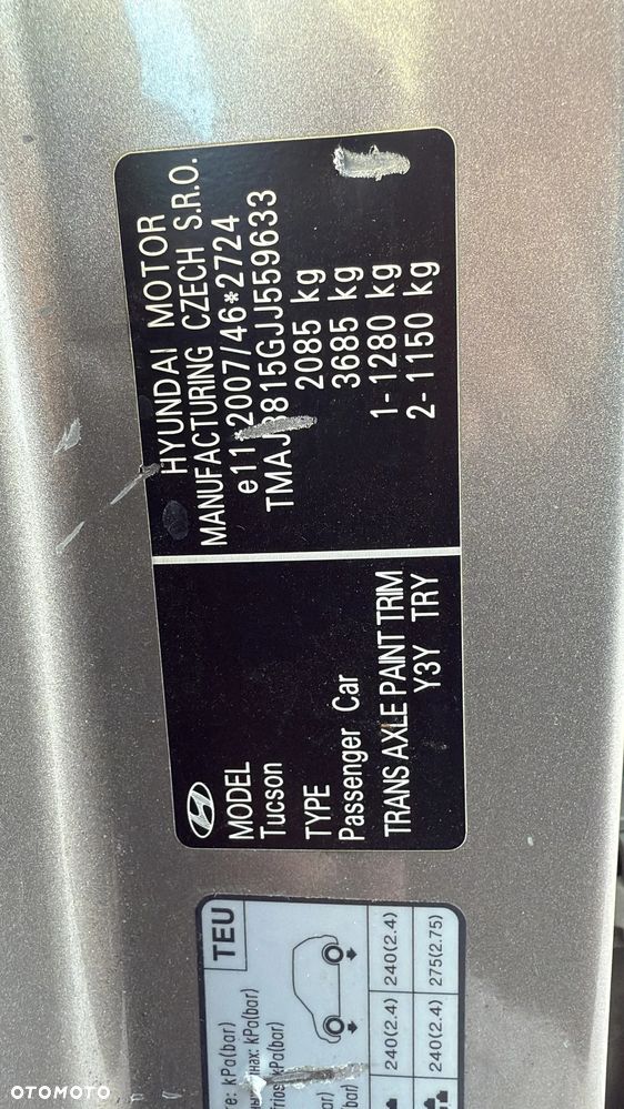 Hyundai Tucson 1.7 CRDI BlueDrive Style 2WD DCT - 3