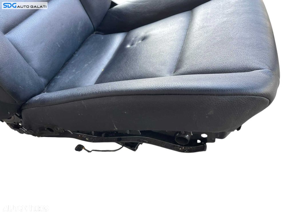 Scaun Piele Neagra cu Incalzire Stanga Fata Sofer BMW Seria 5 F10 F11 2009 - 2017 Cod 52107234966 52107266345 52109144893 52107230648 [B4800] - 6