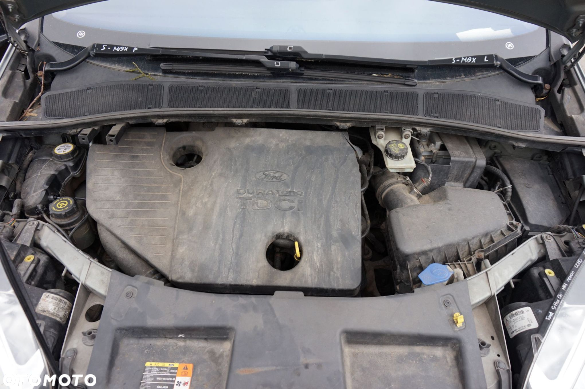 MASKA ZDERZAK BŁOTNIKI LAMPY S-MAX I MK1 T7 XENON EU FORD 2006-2010 SZARY THUNDER PRZÓD KOMPLETNY - 40