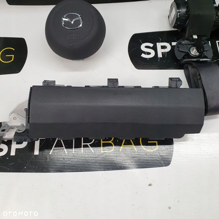 MAZDA 3 DESKA ROZDZIELCZA KONSOLA KOKPIT PULPIT PODUSZKI AIRBAG AIR BAG PASY KIT SET - 11