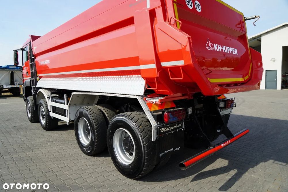 MAN TGS 41.480 / 8X8 / WYWROTKA TYLNOZSYPOWA / KH KIPPER / AUTOMAT / EURO 6 - 17