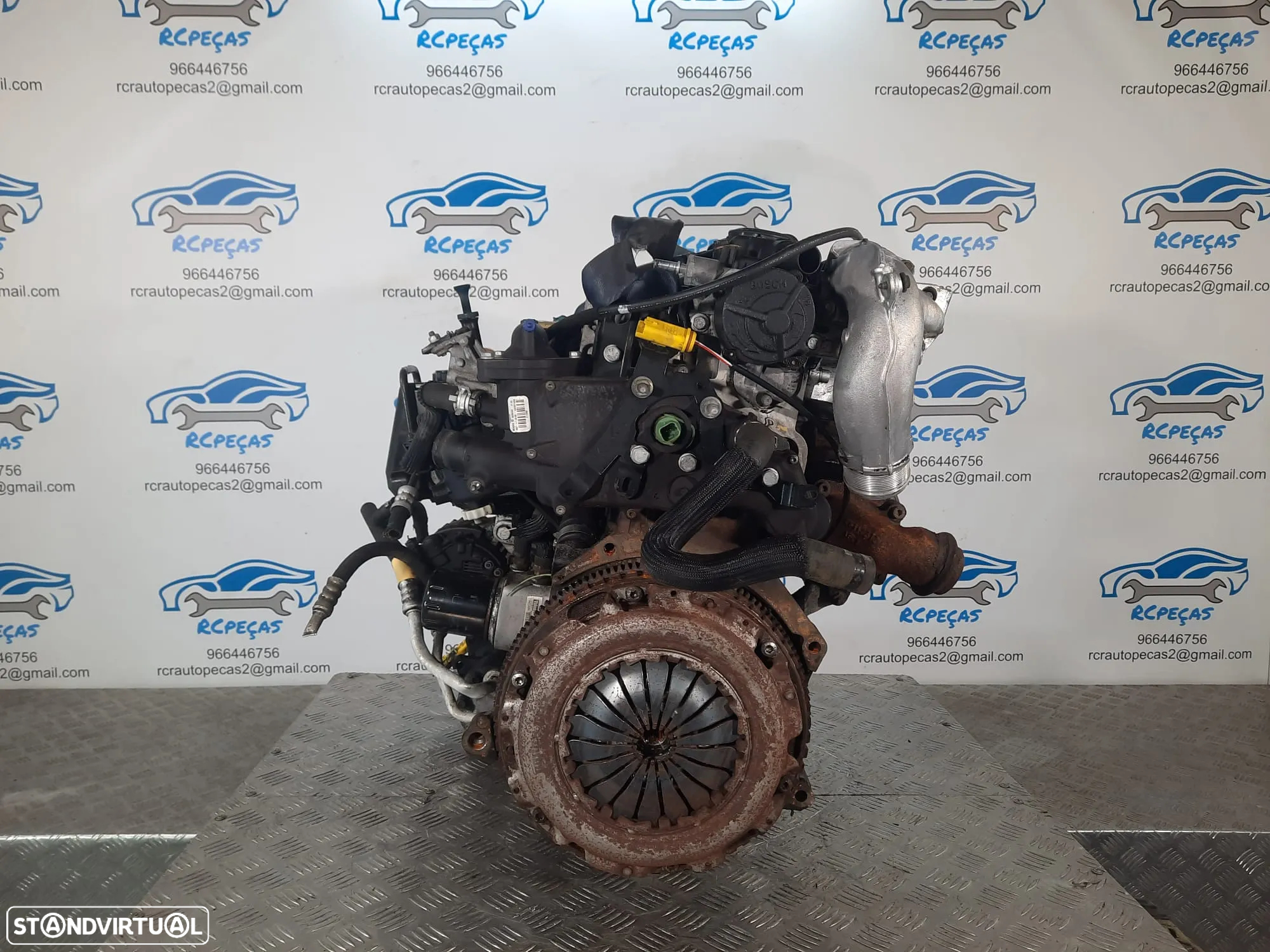 .Motor Completo RHY 2.0 Hdi 8v 90cv PSA Citroen Peugeot Injeção Siemens - 9