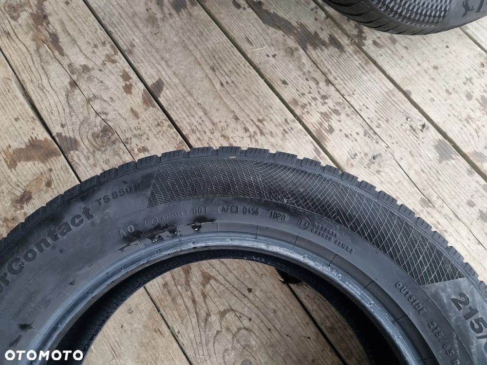 OPONY CONTINENTAL WINTER CONTACT TS850P 215/65R17 99H 2020r.2x5mm na sezon - 7