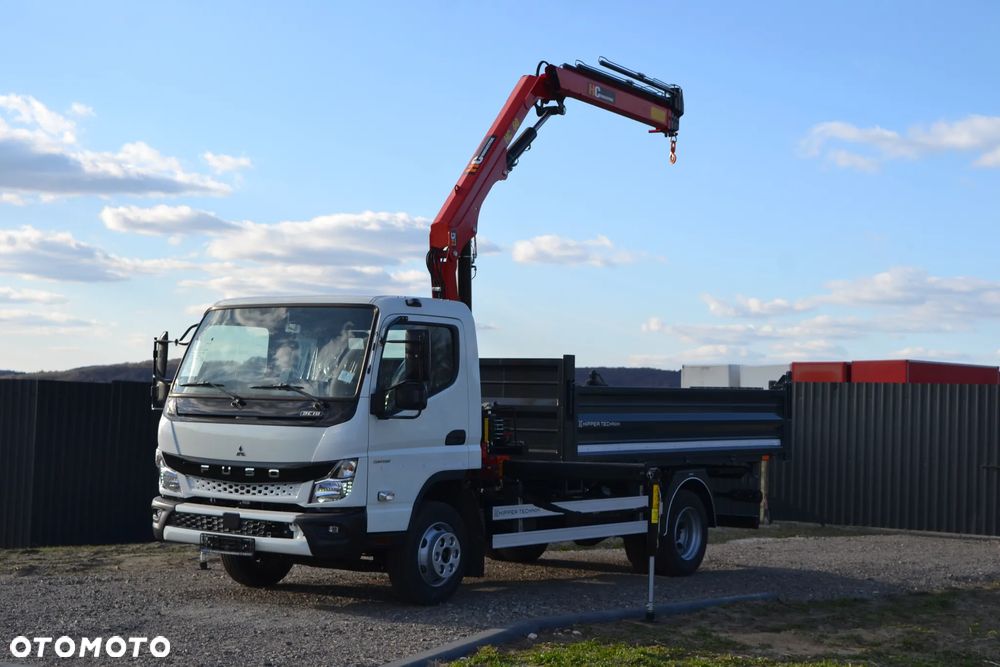 FUSO Mitsubishi Canter 9C18 AMT 3-stronny Wywrot Żuraw Dźwig HDS Wywrotka - 12