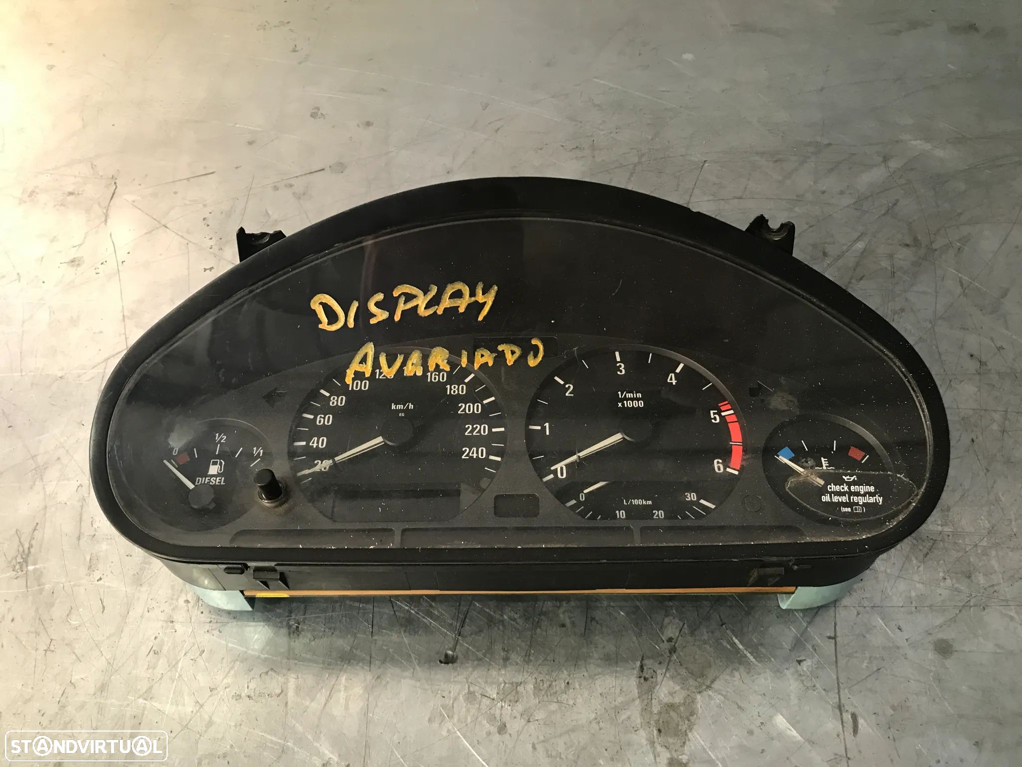 QUADRANTE BMW E36 318TDS 325TDS (DISPLAY AVARIADO) 8363750 - 1
