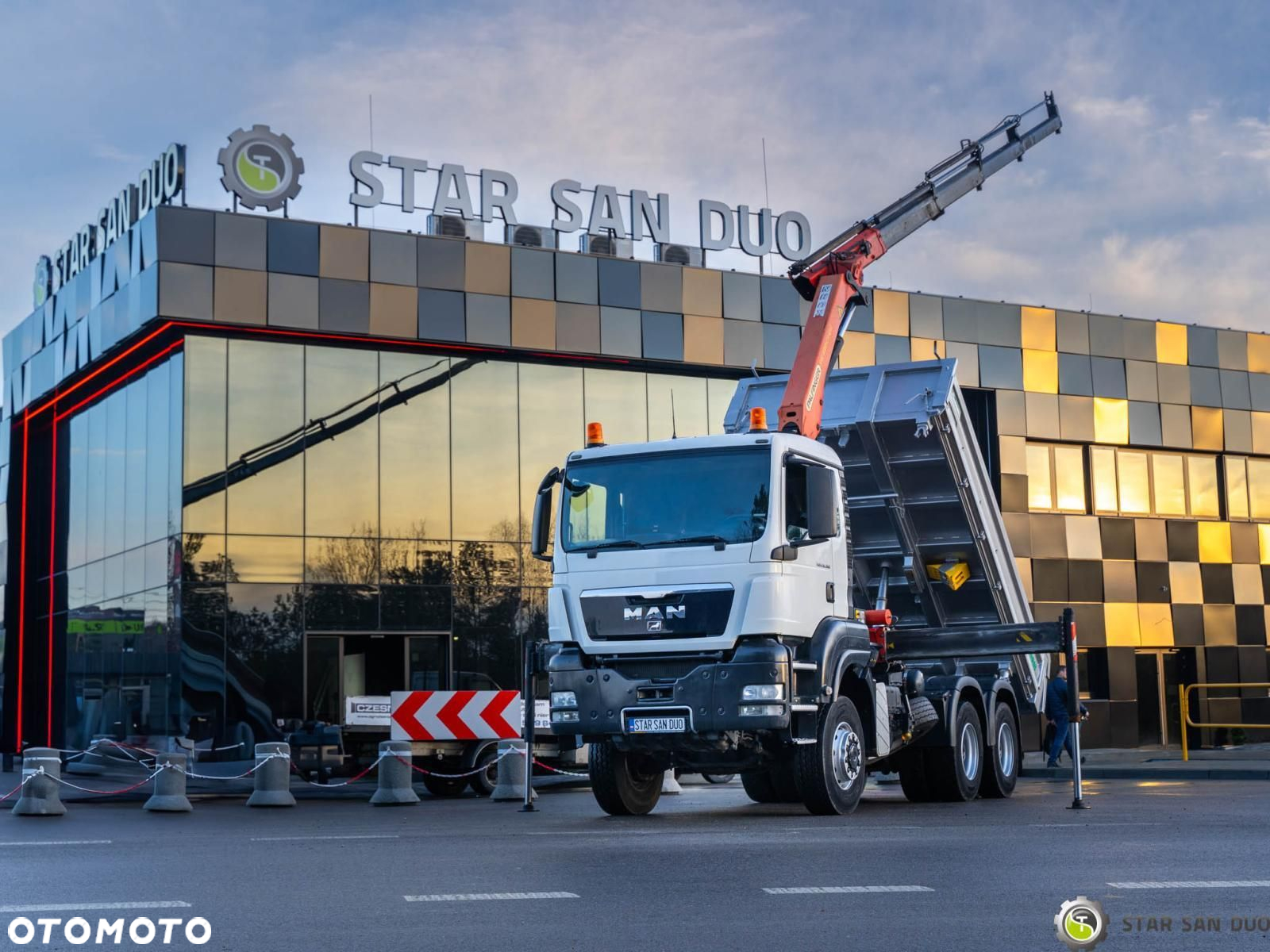 MAN TGS 26.360 6x6 PALFINGER PK 18001 EH HDS Żuraw Wywrotka - 4