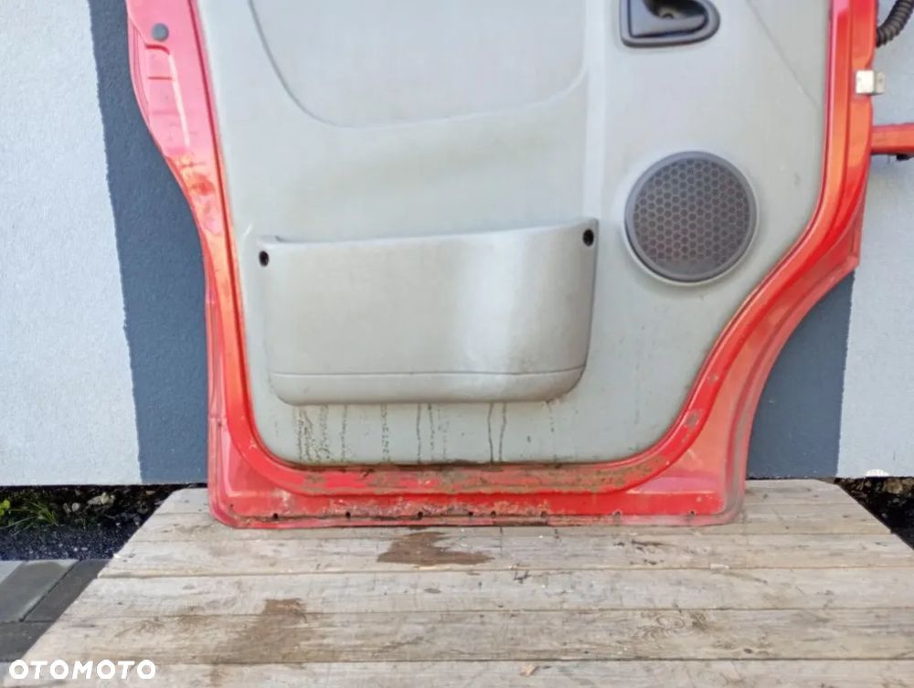 drzwi przednie lewe przód kompletne czerwone opel vivaro a trafic ii primastar 2001-2014 - 7