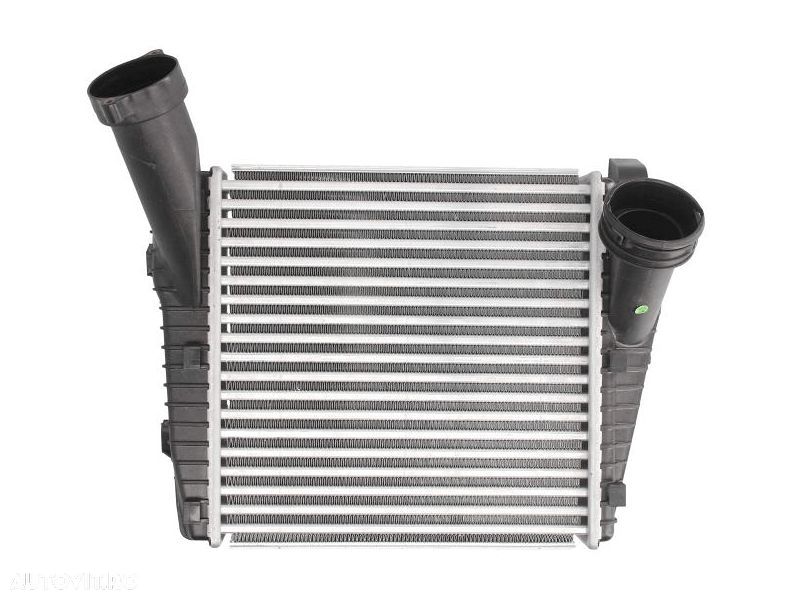 Intercooler Audi Q7, 202015, Porsce Cayenne 202010, VW Touareg 202018; motor 2.5 TDI, 3.0 TDI, 4.2 TDI; 5.0 TDI; 3.0 V6 Tfsi, 4.5 V8 T; benzina, aluminiu brazat/plastic, 287x292x50 mm, SRLine Polonia, - 1