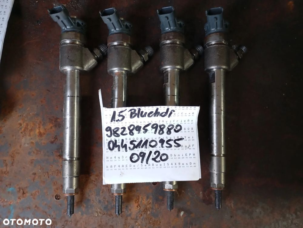 WTRYSKI Wtryskiwacze do Opel Peugeot Citroën 1.5 bluehdi 9828959880
