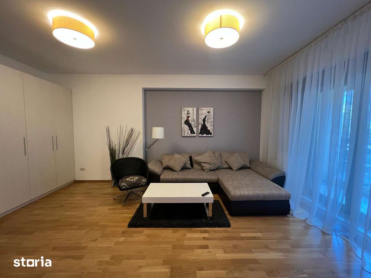 HERASTRAU SAT FRANCEZ DE INCHIRIAT APARTAMENT 2 CAMERE LUX | PARCARE — fotografia 1