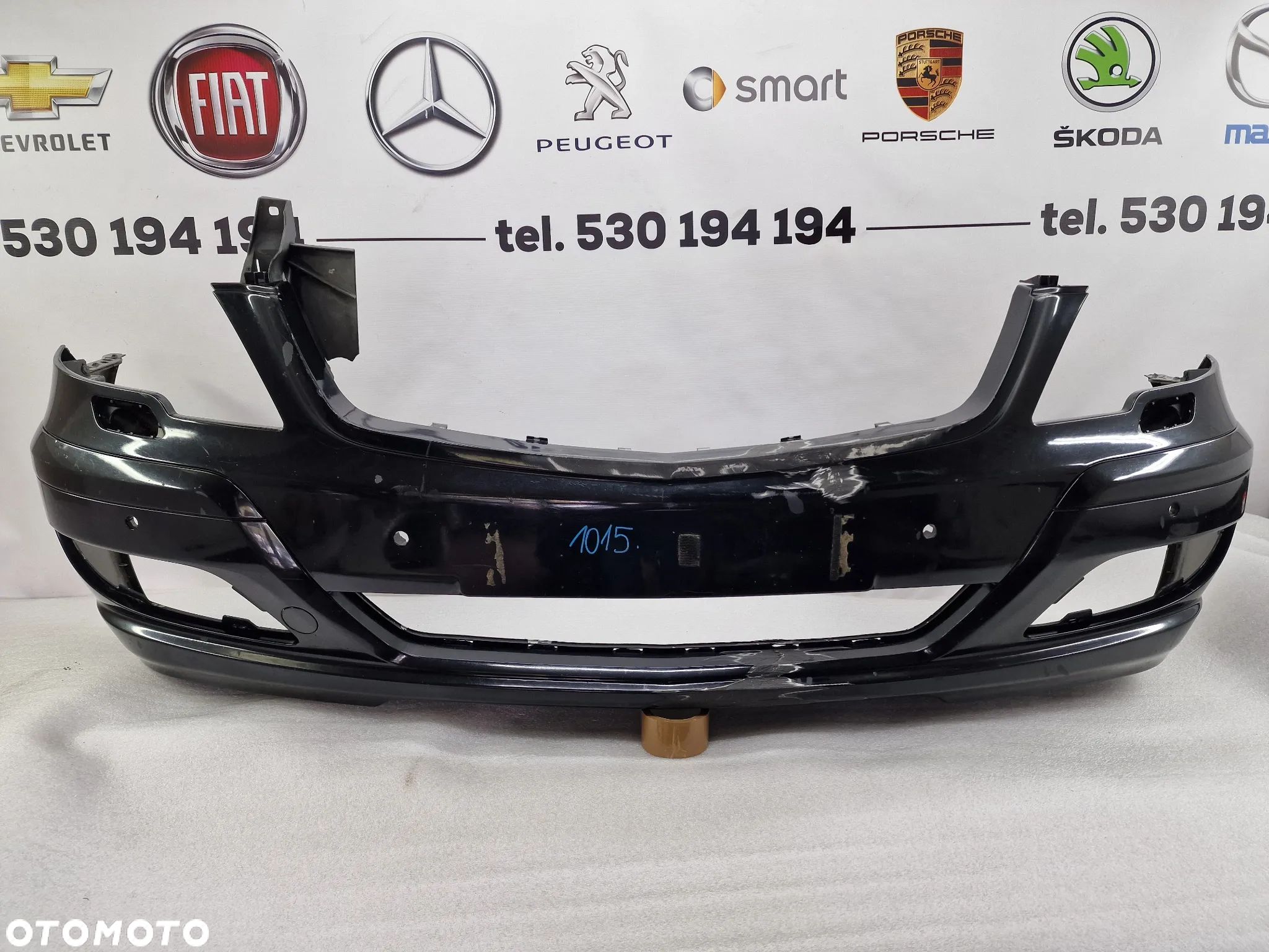 MERCEDES VITO / VIANO W639 LIFT 08- ZDERZAK PRZEDNI PRZÓD NA SPRYSKI + 6X PDC , NR A6398808770 / A6398808870 / A6398808970 / A6398809070 , NR AUKCJI NZ1015 - 1