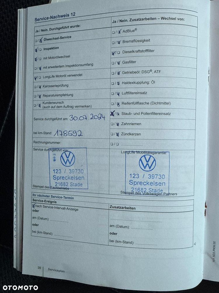 Volkswagen Touran 1.6 TDI DPF BlueMotion Technology Life - 36