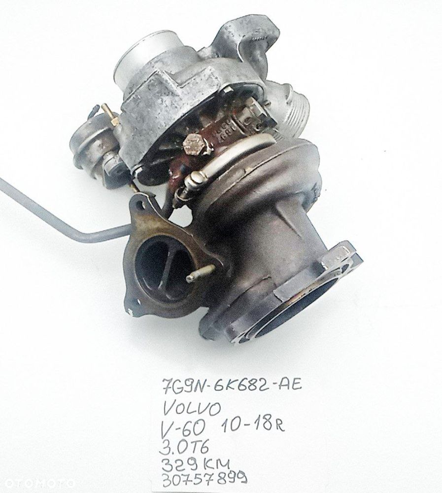TURBINA 3.0 T6 3.0 TURBO 279KM 285KM 304KM 329KM VOLVO V60 7G9N6K682AE 30757899 - 4