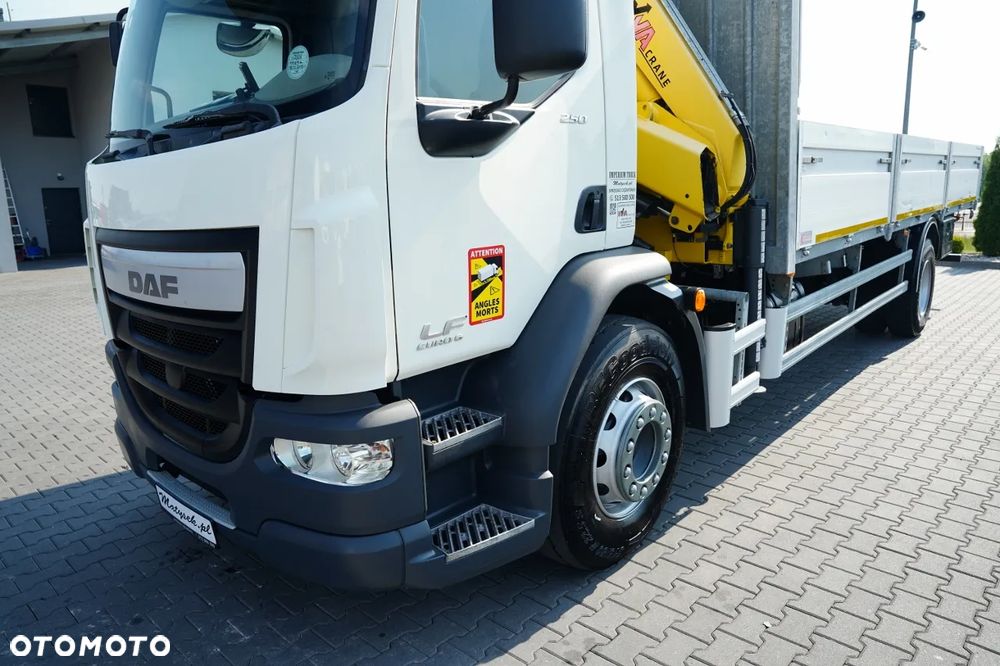 DAF LF 250 / 4x2 / SKRZYNIOWY 7,3 m / HDS HYVA HB150XE3 / MAX WYSÓW: 10,06 M / MOCNA PODŁOGA / ROTATOR / PILOT / EURO 6 - 16