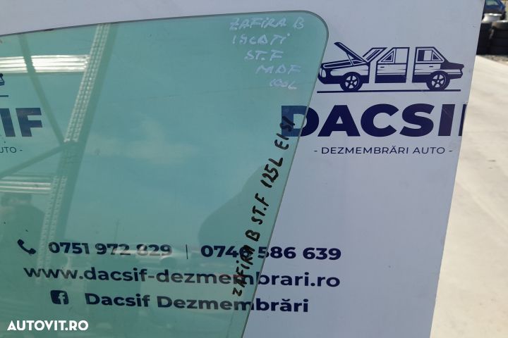Geam usa fata stanga 43R-0001582 43R-0001582 Opel Zafira B [2005 - 20 - 2