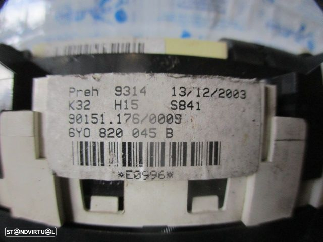 Comando Sofagem 901511760009 6Y0820045B SKODA FABIA 1 (6Y) PHASE 1 2004 1.9TDI 130CV 5P PRETO ORIGINAL - 4