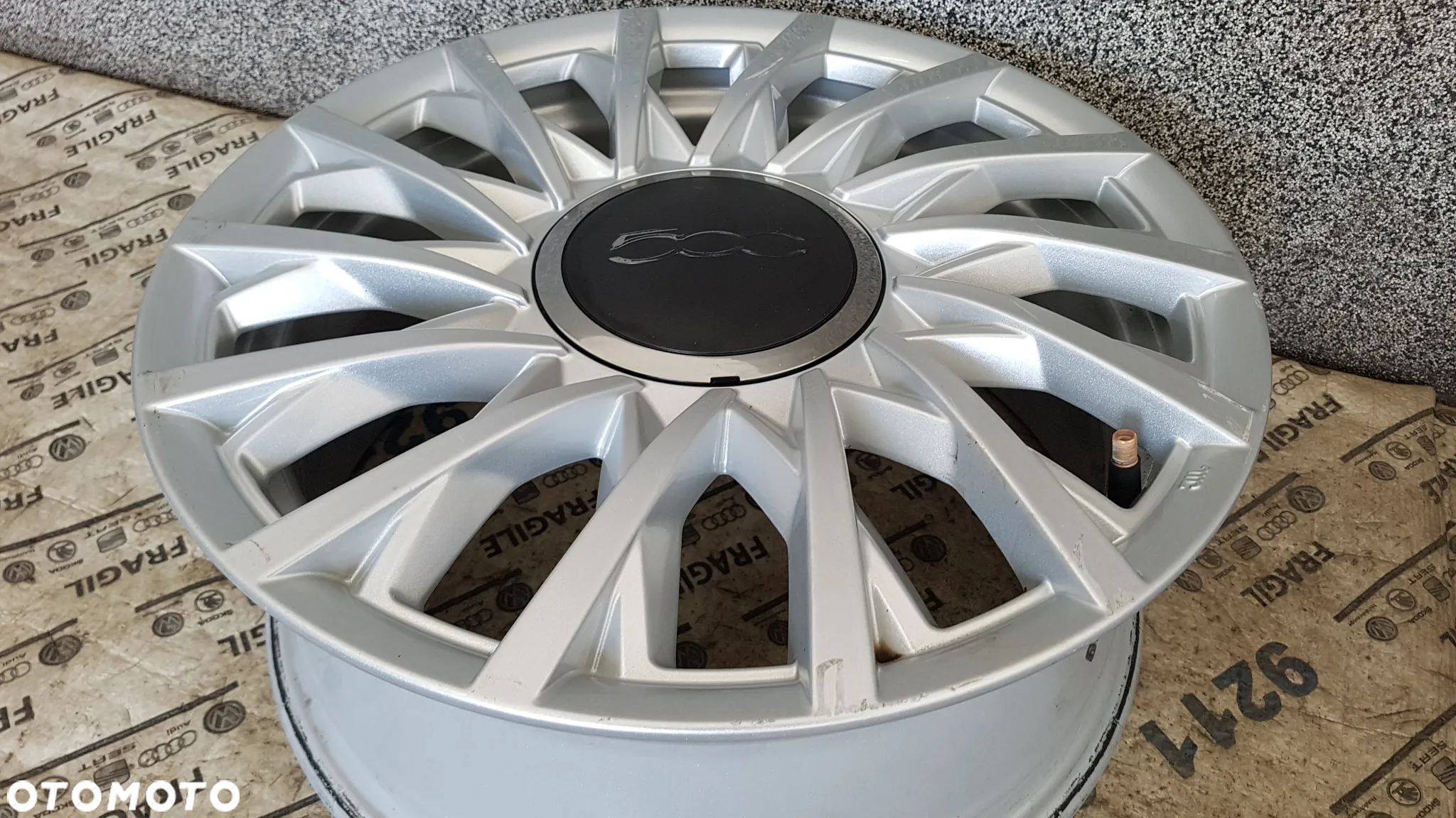 ALU FELGI ORYGINAŁ FIAT 500 4X98 6JX15 ET35 - 5