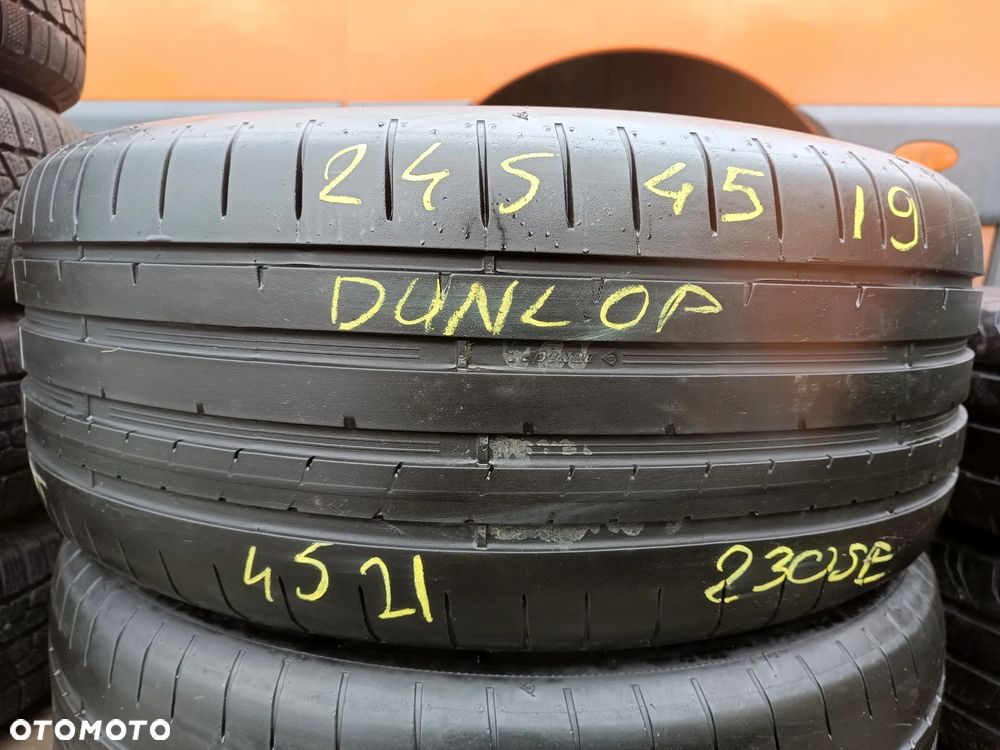 245/45R19 102Y Opony Letnie Lato DUNLOP SPORT MAXX RT2 4,5mm 21r. Legnica ALU-RAD 245/45 - 2