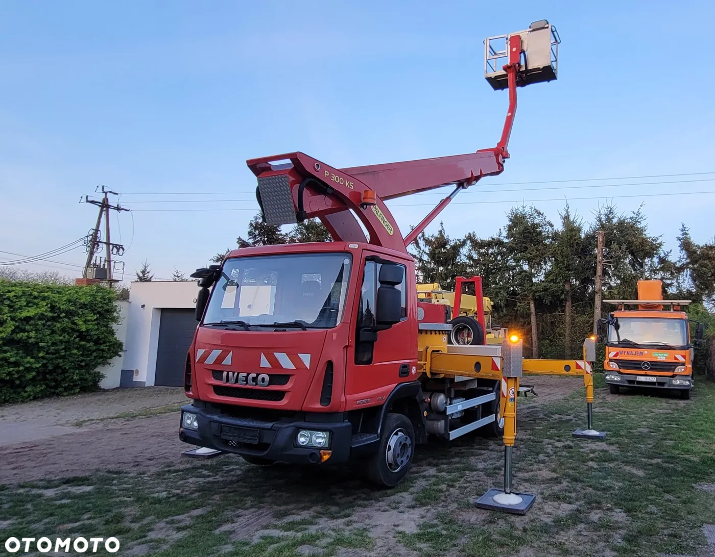 Iveco podnośnik koszowy 30 m Palfinger P300 KS Wumag WT zwyżka Ruthmann Bison TKA - 5