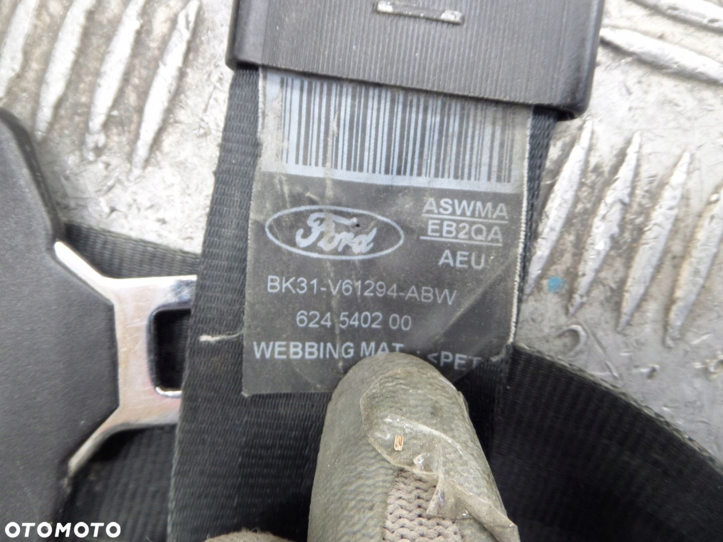 FORD TRANSIT MK8 15r PAS BEZPIECZEŃSTWA FOTELA PRZÓD BK31-V61294-ABW - 3