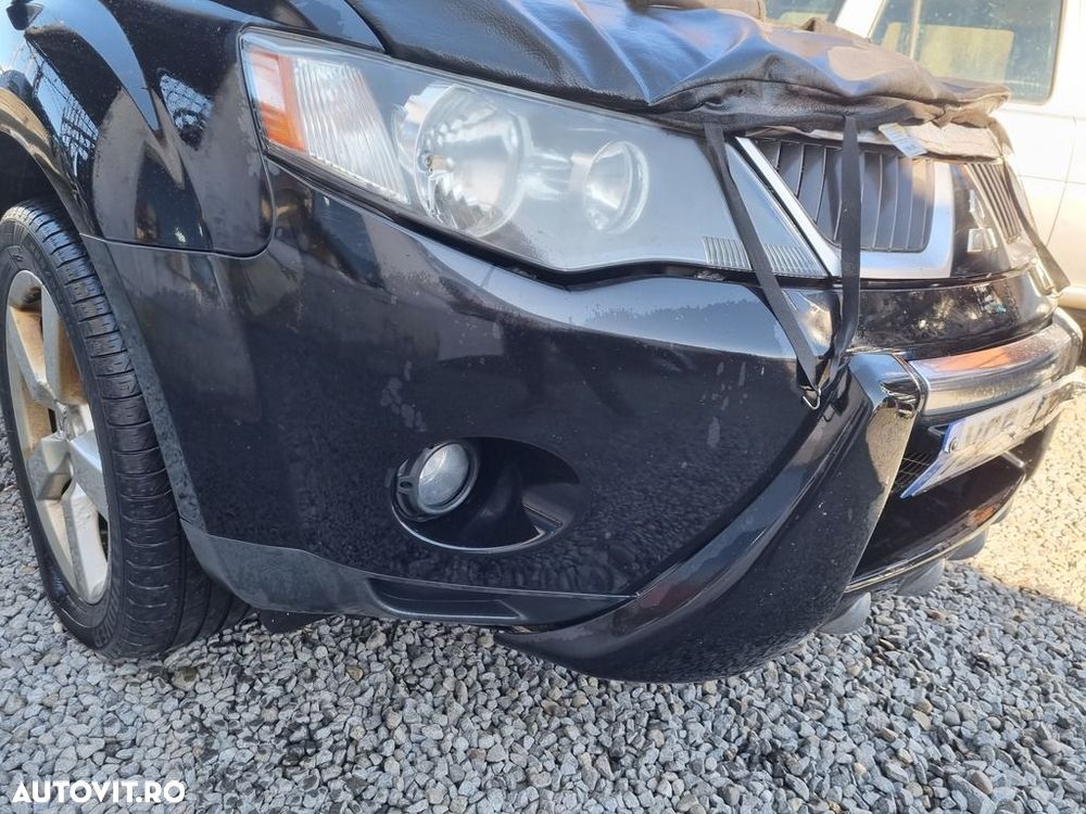 Bara fata Mitsubishi Outlander 2009 - 2012 Amethyst Black Pearl X42 (1323) model fara ... - 2