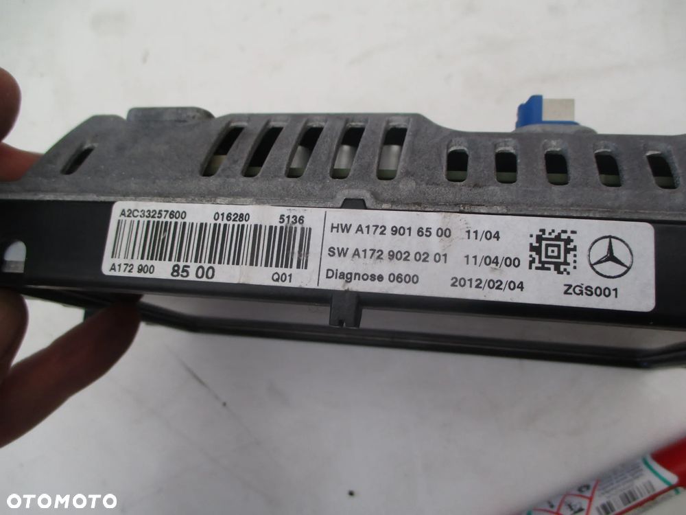 Mercedes Benz W166 ML WYSWIETLACZ EKRAN A1729008500 - 3