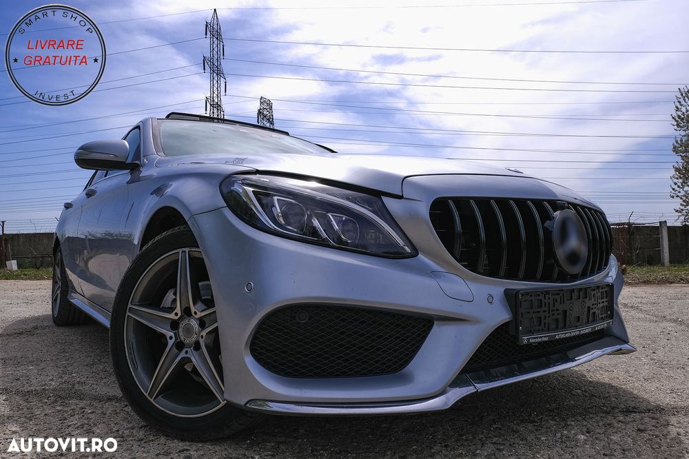 Grila Centrala Mercedes C-Class W205 S205 A205 C205 (2014-2018) GT-R Panamericana - livrare gratuita - 18
