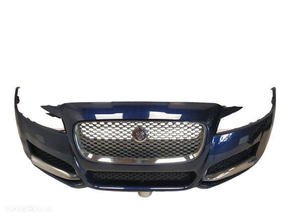 JAGUAR XF X260 ZDERZAK PRZÓD PRZEDNI KOMPLETNY 4XPDC SPRYSKIWACZE GRILL ATRAPA CHŁODNICY ZNACZEK WIĄZKA ORYGINAŁ - 1
