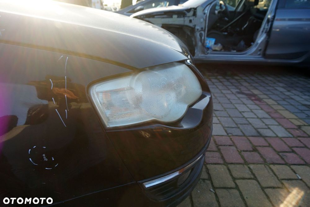 MASKA ZDERZAK BŁOTNIKI LAMPY PASSAT B6 LC9X  VOLKSWAGEN 2005-2010 CZARNY PRZÓD KOMPLETNY - 12